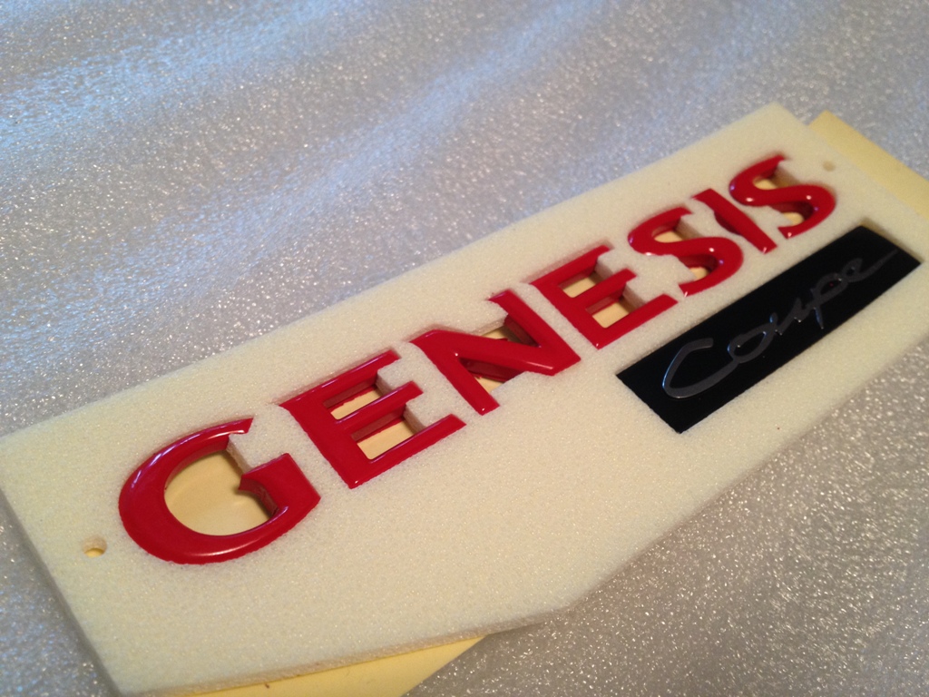 OEM Genesis Coupe Lettering (Custom)